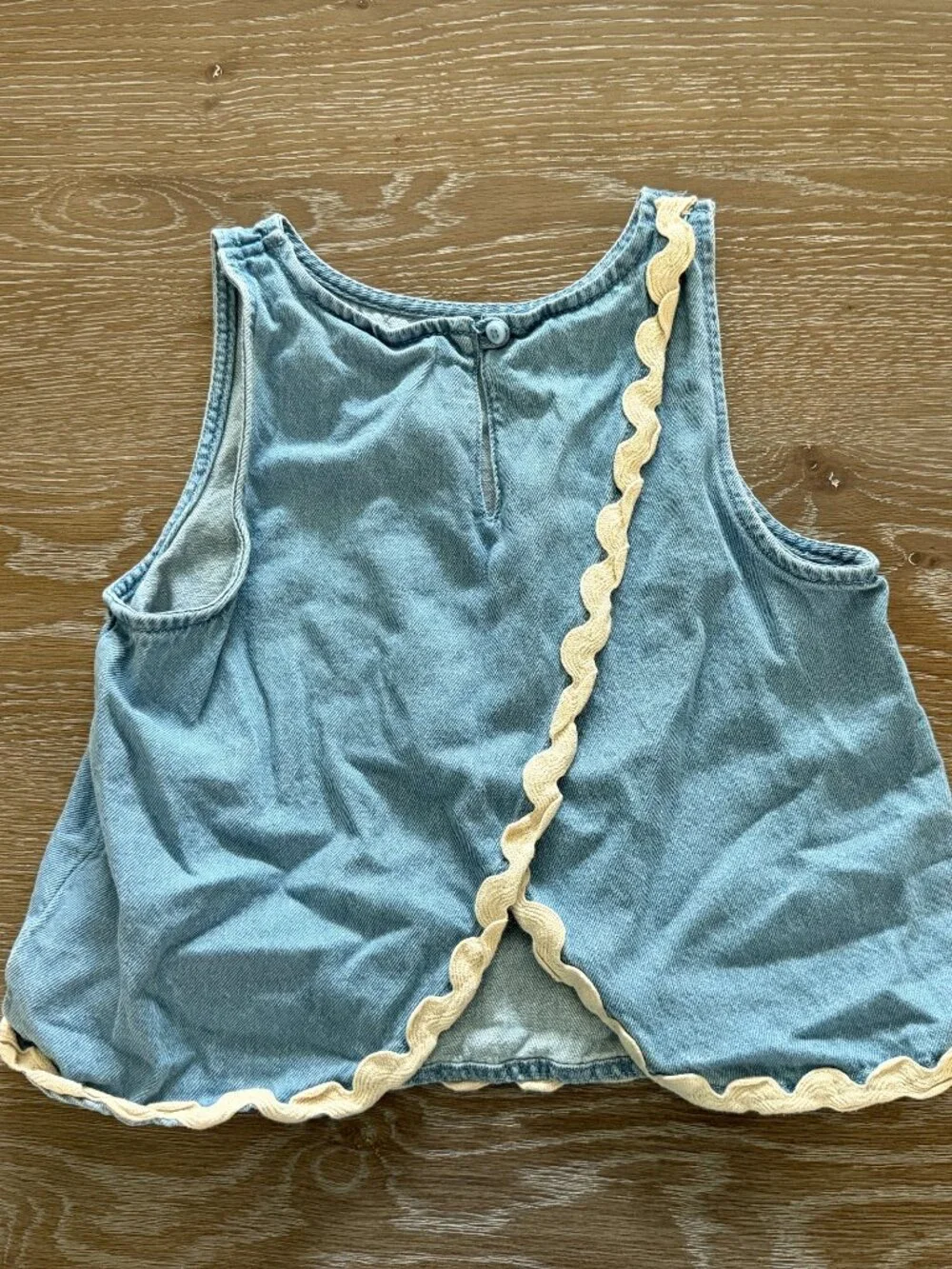 Girls Old Navy denim swing tank top sleeveless top size large 10-12